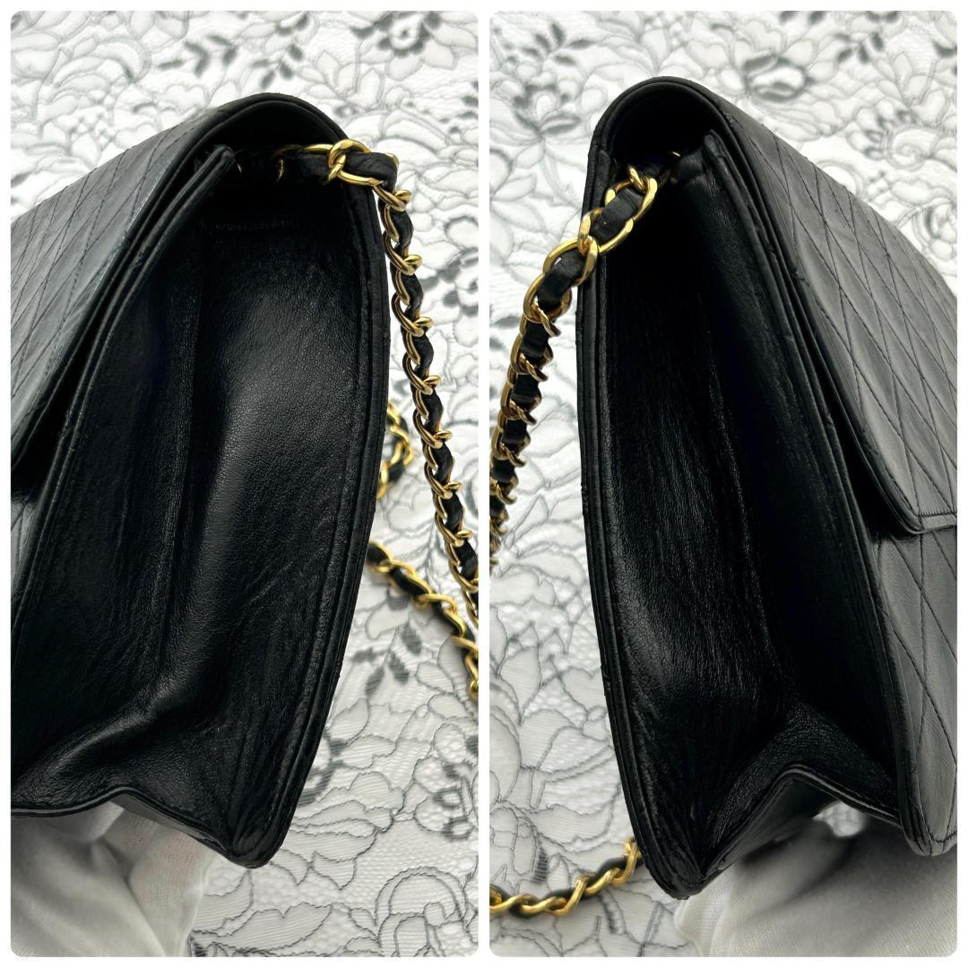 美品 CHANEL マトラッセ プッシュロック ショルダーバッグ