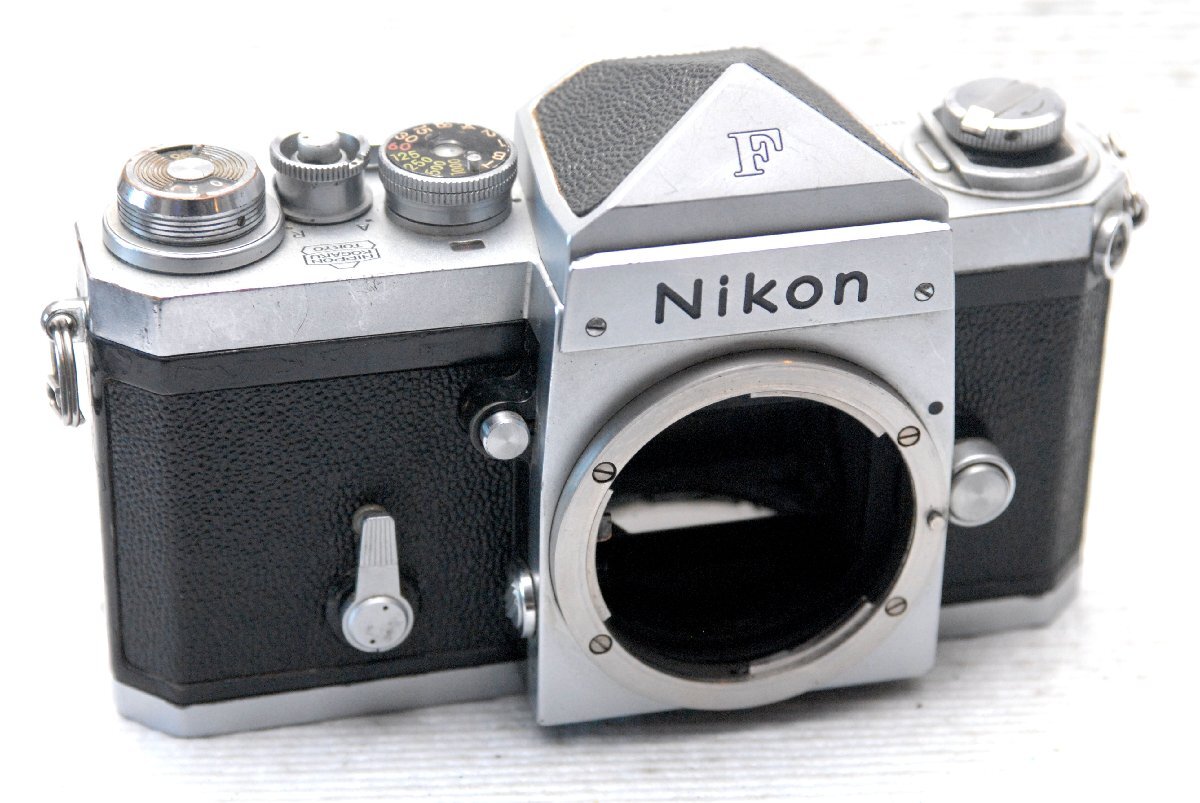カメラ Nikon F アイレベルファインダー 一眼レフ ボディ 現状品 [6597KC] 動作品 ニコン Nikon F アイレベルファインダー ボディ シルバー MF