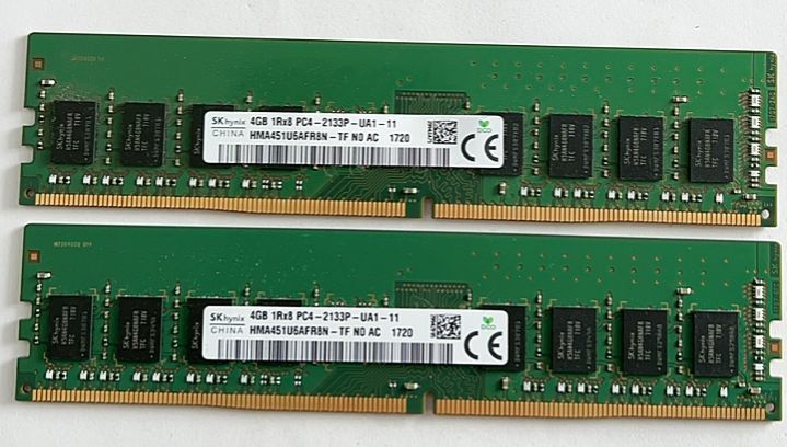 ★送料無料★SKhynix 1R×8 PC4-2133P 4GB×2 計8GB デスクトップ用メモリ★動作品★※在庫多数※G12_画像1