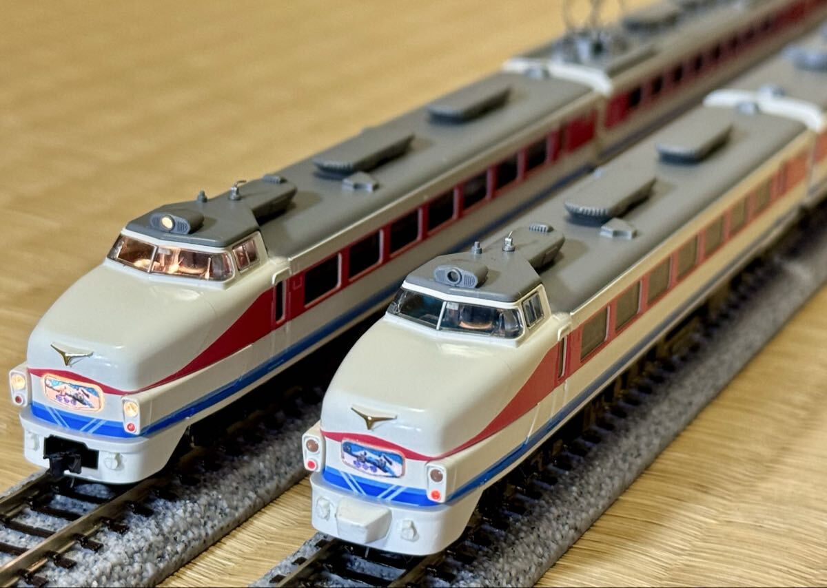 トミックス92077 489系特急電車白山色旧タイプ 9両セット TOMIX 92077他 JR489系 交直流形特急電車(白山色) 特急白山