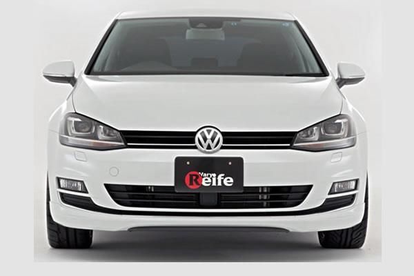 ガレージベリー ゴルフ7 TSI フロントスプリッター 平織りカーボン 6342 GARAGE VARY カスタムパーツ_画像2