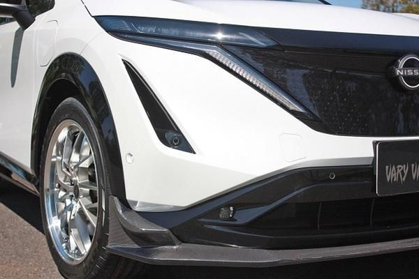 ガレージベリー アリア ZAA-FEO 日産ARIYA グライドリップスポイラー 平織りカーボン 31-6002 GARAGE VARY カスタムパーツ_画像4