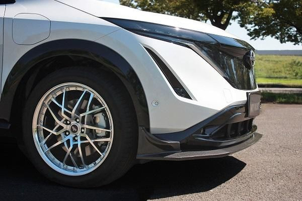 ガレージベリー アリア ZAA-FEO 日産ARIYA グライドリップスポイラー 平織りカーボン 31-6002 GARAGE VARY カスタムパーツ_画像5