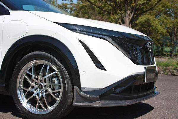 ガレージベリー アリア ZAA-FEO 日産ARIYA グライドリップスポイラー 平織りカーボン 31-6002 GARAGE VARY カスタムパーツ_画像6