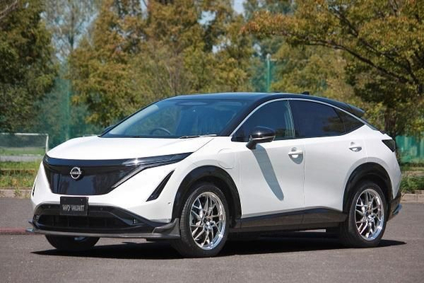 ガレージベリー アリア ZAA-FEO 日産ARIYA グライドリップスポイラー 平織りカーボン 31-6002 GARAGE VARY カスタムパーツ_画像8