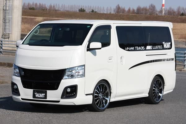 ガレージベリー NV350キャラバン E26 フロントリップスポイラー ウレタン 31-0001 GARAGE VARY カスタムパーツ_画像4