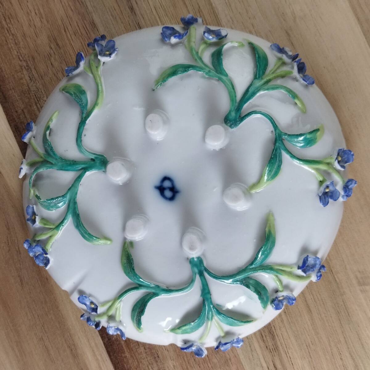 [ прекрасный товар ] Meissen система античный cup выше like незабудка насекомое . расческа 3D MEISSEN /25h035