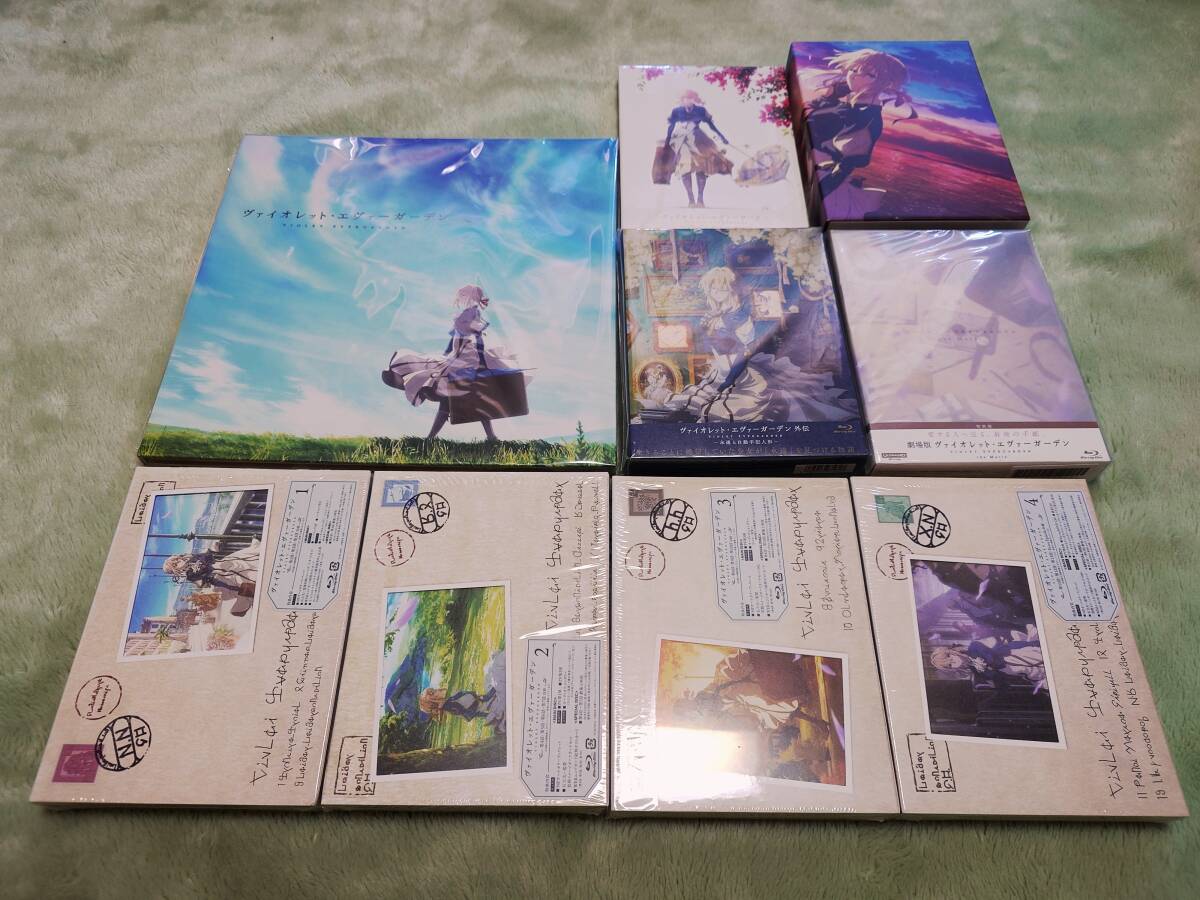 ヴァイオレット・エヴァーガーデン Blu-ray TV・劇場版全巻セット+コンサートBD+購入特典 劇場版収納ケース以外ビニール外袋あり 極美品