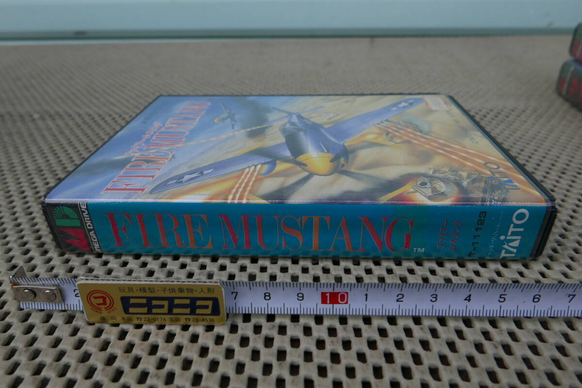 【新品未開封】G-4093 / FIRE MUSTANG ファイアームスタング Taito メガドライブ 横スクロールシューティング MDソフト_画像4