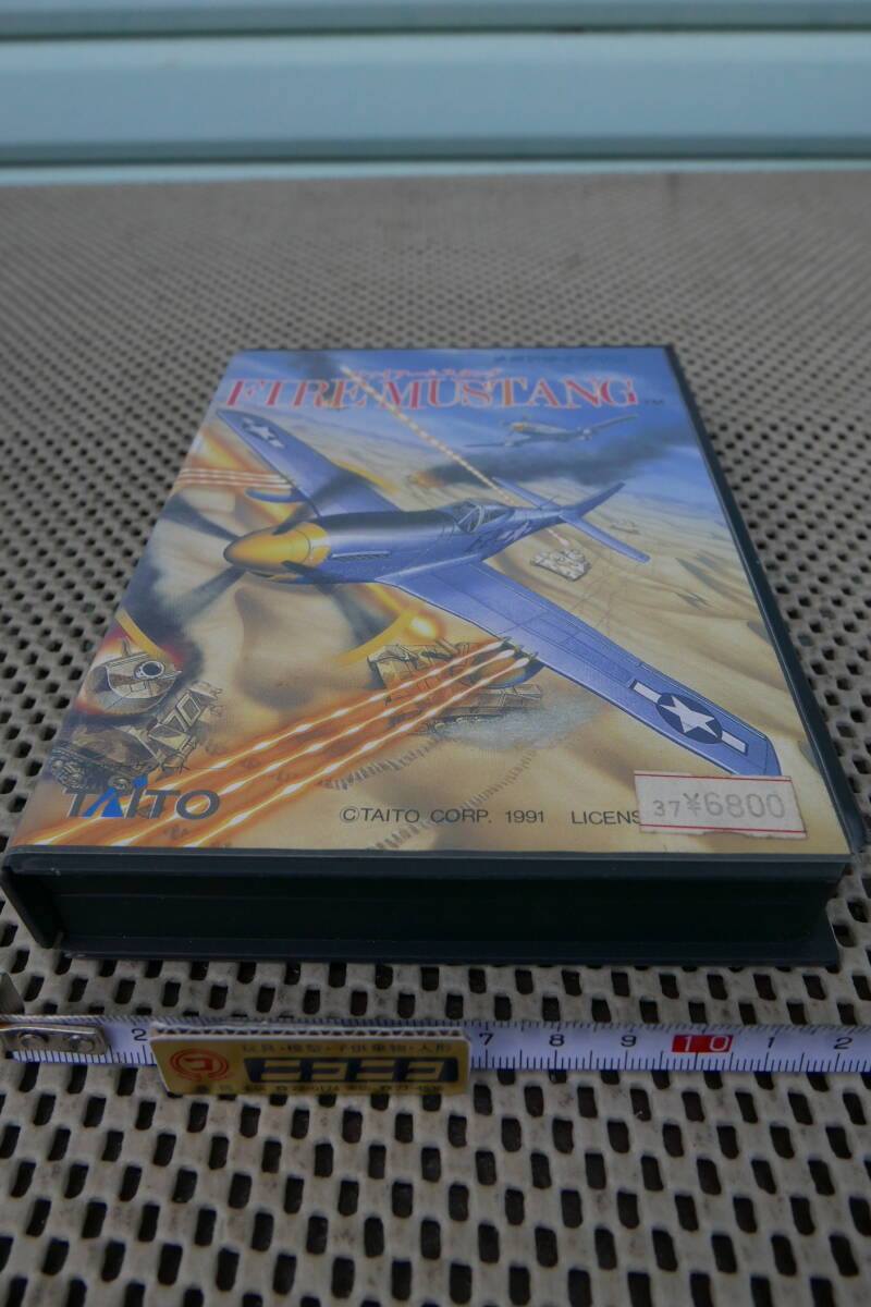 【新品未開封】G-4093 / FIRE MUSTANG ファイアームスタング Taito メガドライブ 横スクロールシューティング MDソフト_画像2