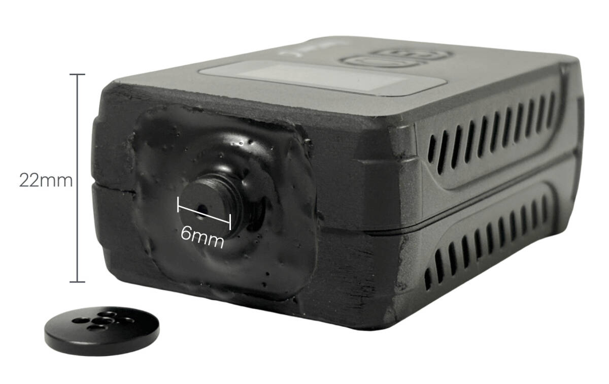 RunCam6 4K ボタン型 ピンホール小型カメラ 証拠撮り 証拠集め カモフラージュ