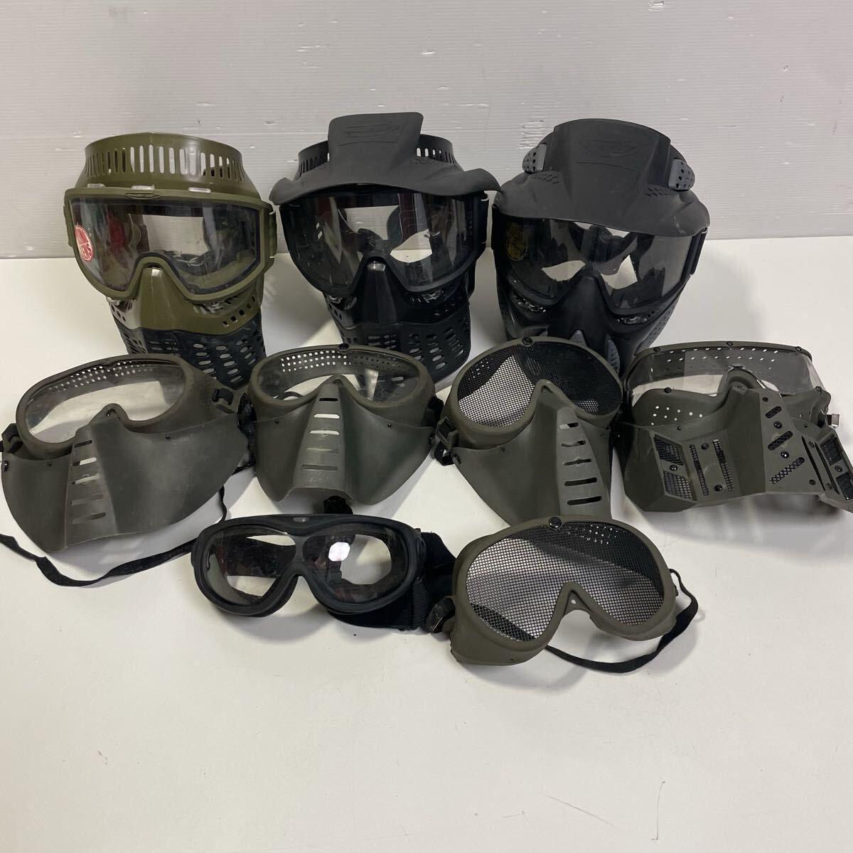 ◆S50 おまとめ ゴーグル フェイスマスク サバゲー ミリタリー JTなど _画像1