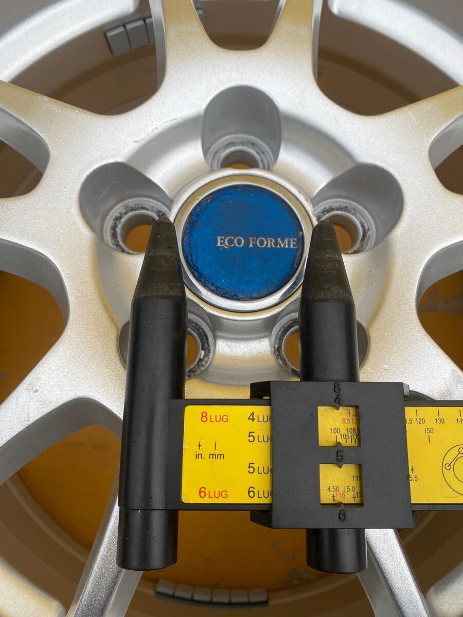 ZT-5428 ★ アルミホイール ★ 16×6J★ 16インチ★ ECO FORME★ インセット39★ 中古品4本★多少傷あり★5穴★GRS180 クラウン