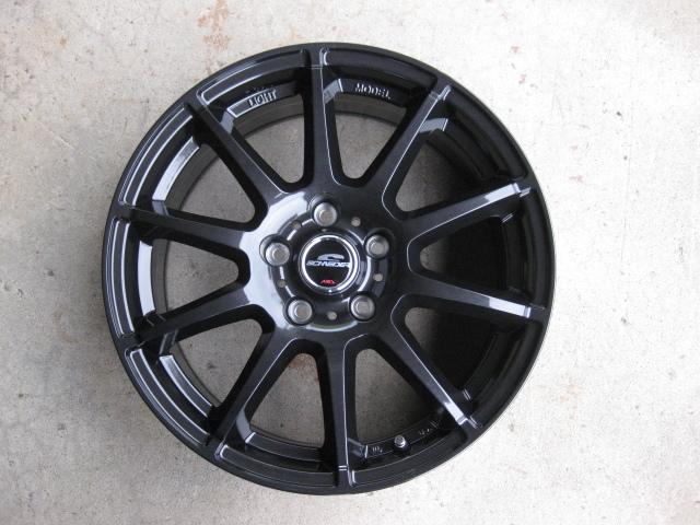 送料込！限定特価 MID シュナイダー StaG スタッグ 7J×17 PCD 114.3 5H ＋38 ストロンG 新品 4本セット カローラクロス アルファード_画像2