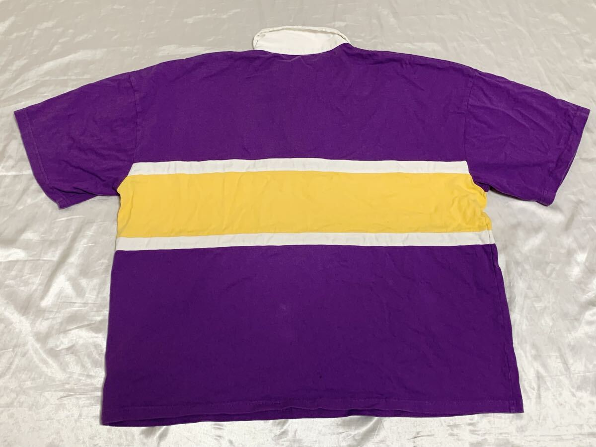 ビッグサイズ NFL ミネソタバイキングス トラックジャケット ロゴ刺繡 2XL NFLミネソタバイキングス 公式ジャージシャツ M パープル
