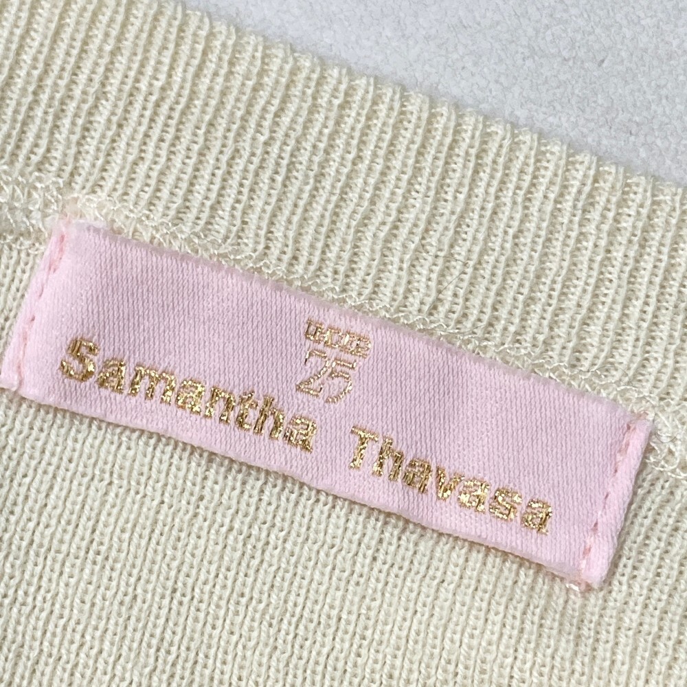 SAMANTHA THAVASA サマンサタバサ ニット ホワイト系 M [240001207983] ゴルフウェア レディース_画像5