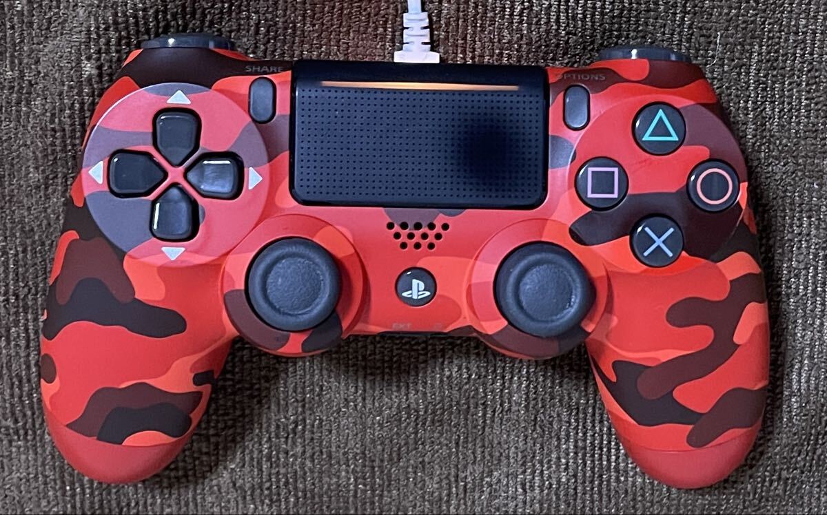 ps4 コントローラー 迷彩レッド レッド・カモフラージュカラーの「DUALSHOCK 4」が再販売開始