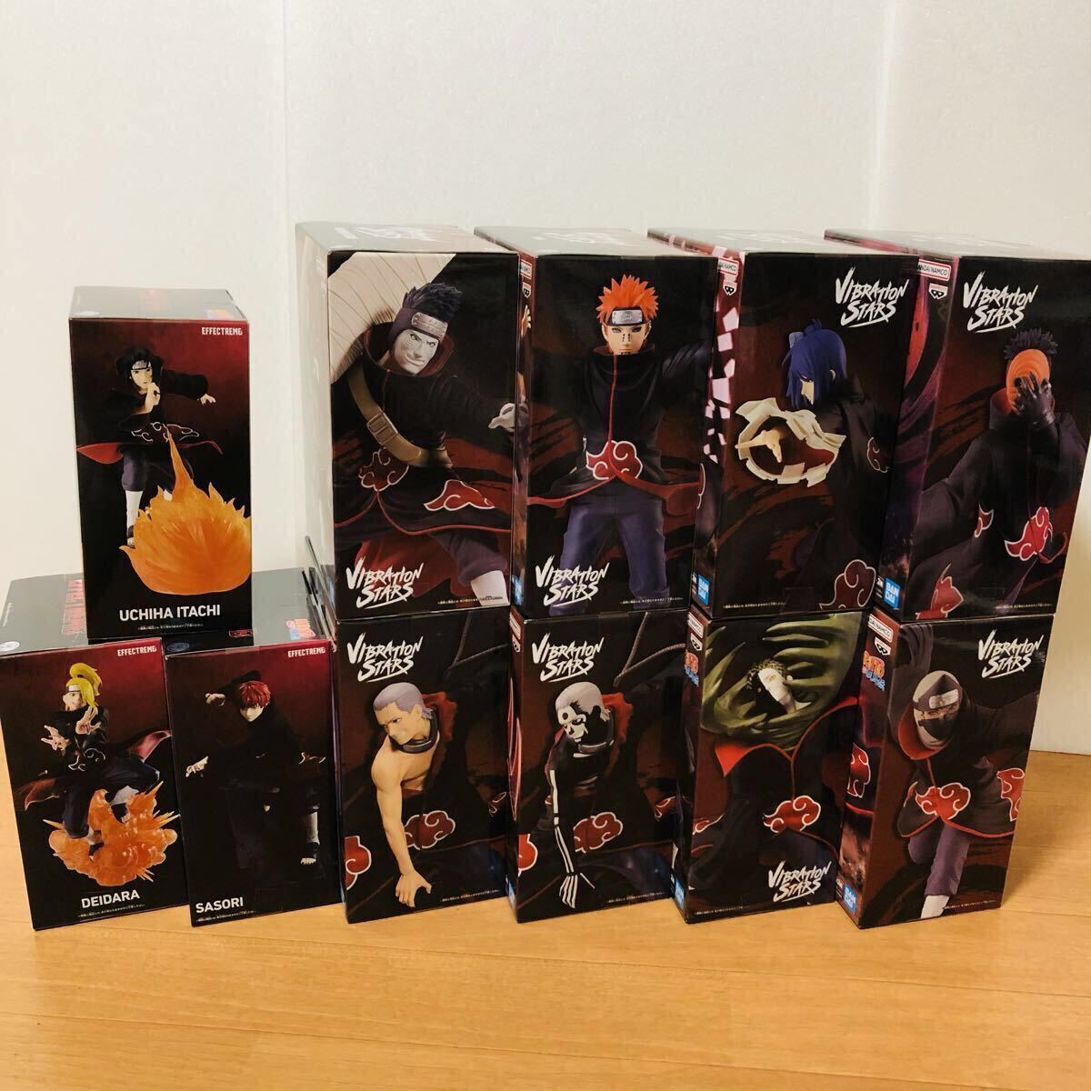 NARUTO フィギュア 11点セット まとめ売り NARUTO ナルト 疾風伝 暁 フィギュア 11点セット VIBRATION