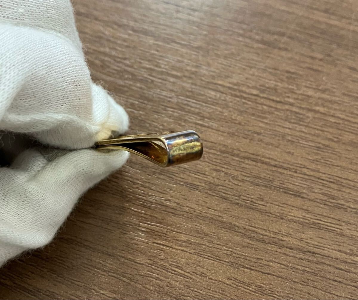 dunhill ダンヒル ネクタイピン シルバー925 ゴールドカラー 時代物 ヴィンテージ タイピン_画像4