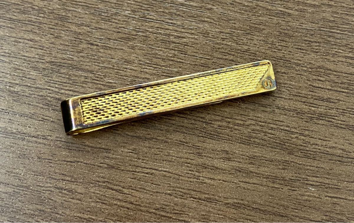 dunhill ダンヒル ネクタイピン シルバー925 ゴールドカラー 時代物 ヴィンテージ タイピン_画像1