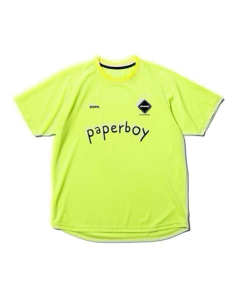 M FCRB 24AW paperboy L/S GAME SHIRT グリーン S 新品 送料無料 FCRB 24AW paperboy S/S PRE MATCH TOP YELLOW
