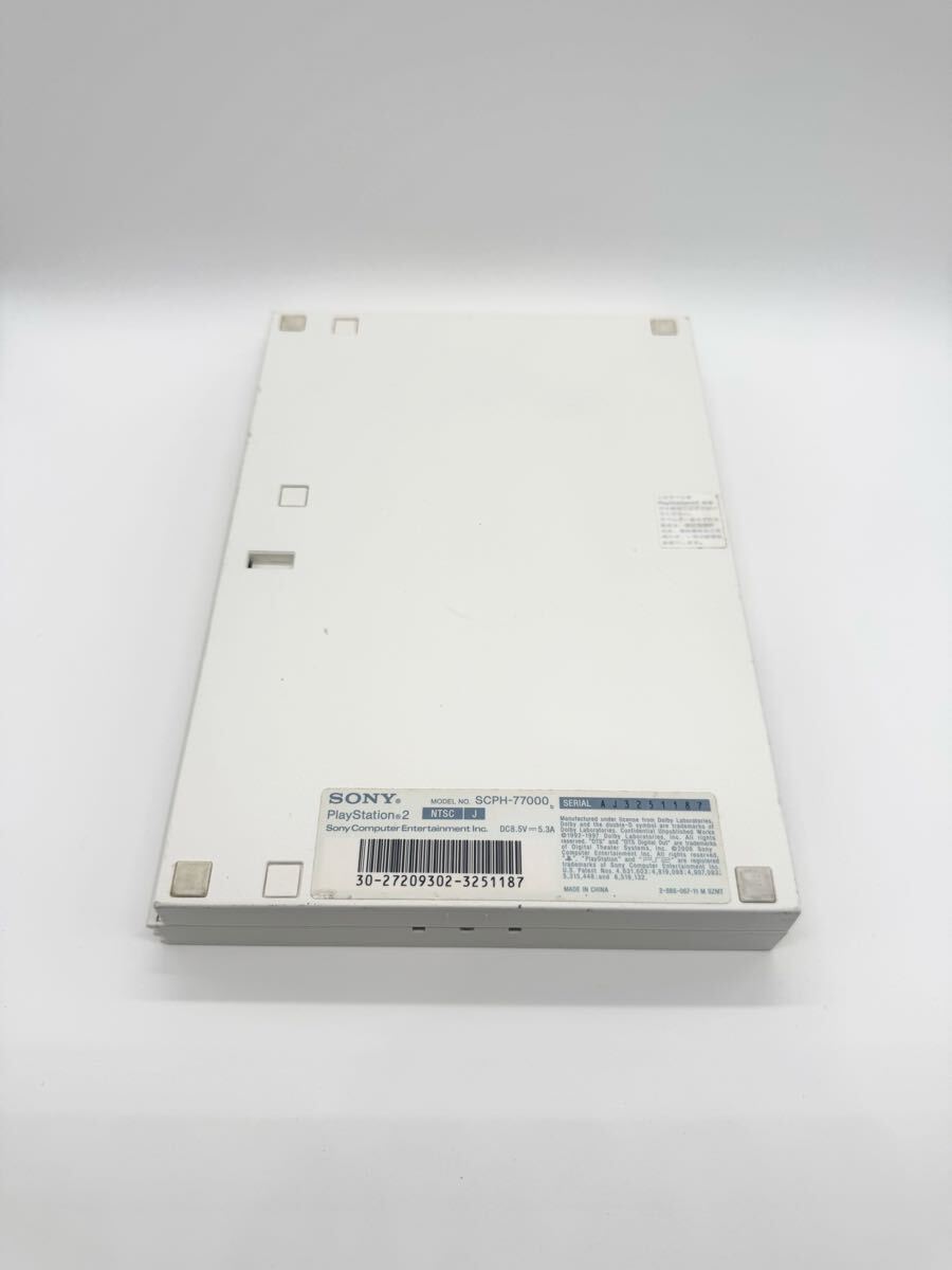 SONY プレイステーション2 SCPH-77000 ホワイト 一式 動作確認済み】SONY PlayStation2 SCPH-77000 セラミック