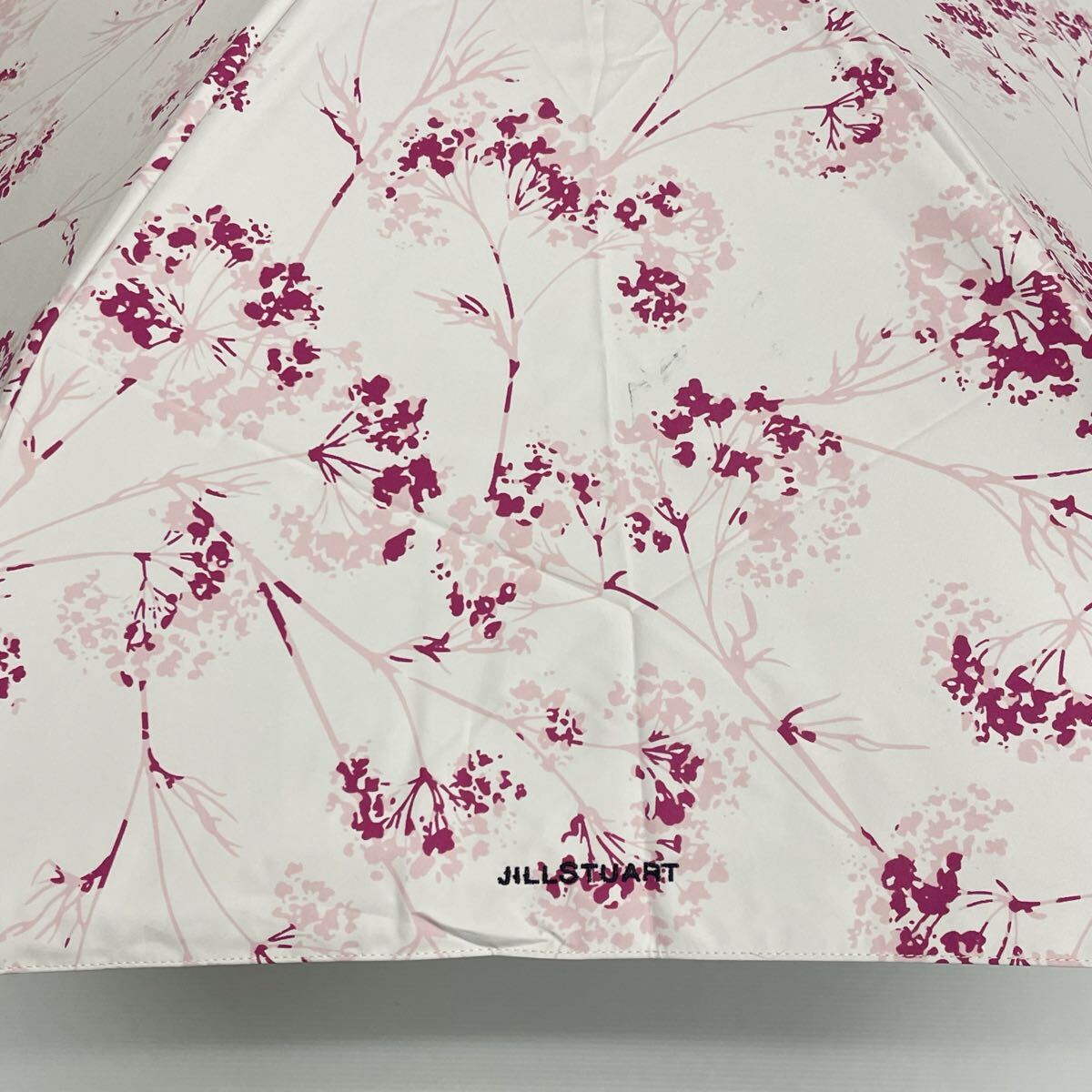 新品52725 JILL STUART ジルスチュアート＊ライトピンク 99％遮光 遮熱遮光遮蔽UV機能付き 折りたたみ晴雨兼用日傘雨傘 トレカ_画像5