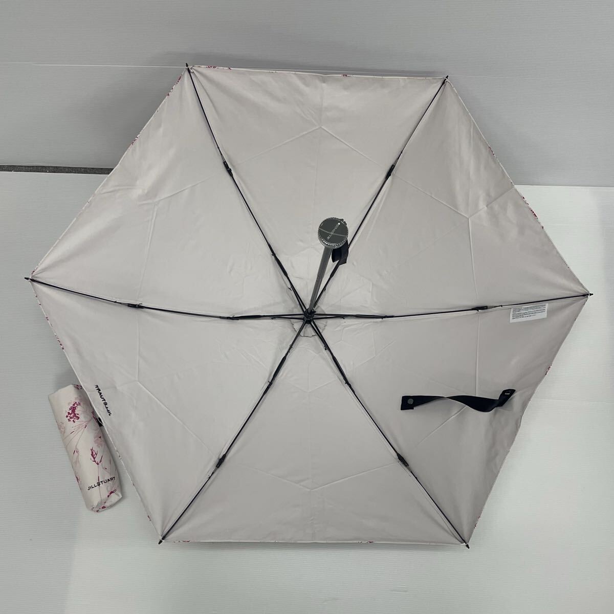 新品52725 JILL STUART ジルスチュアート＊ライトピンク 99％遮光 遮熱遮光遮蔽UV機能付き 折りたたみ晴雨兼用日傘雨傘 トレカ_画像8
