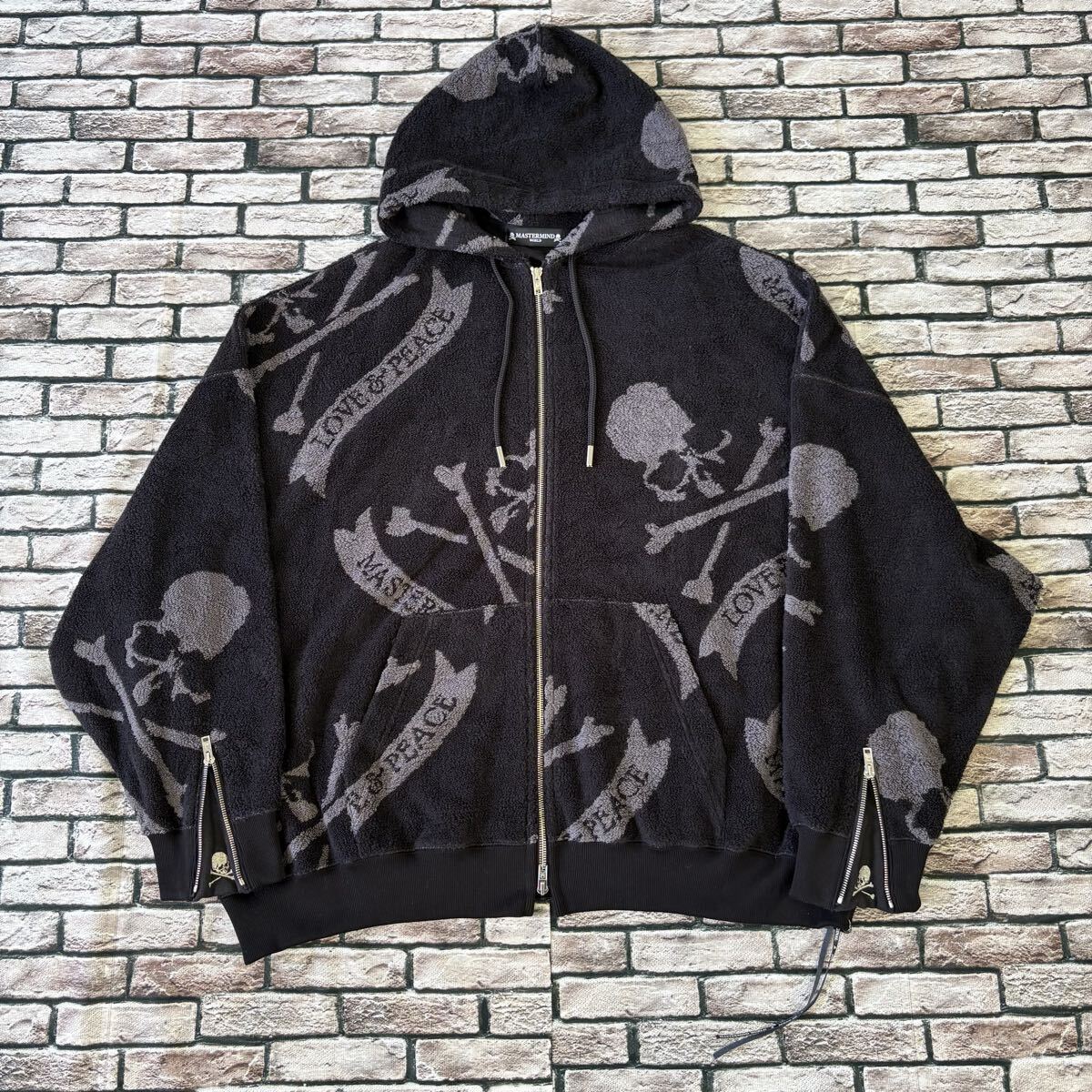 マスターマインド mastermind JAPAN パーカー 美品 MASTERMIND WORLD マスターマインドワールド 24SS MW24S12