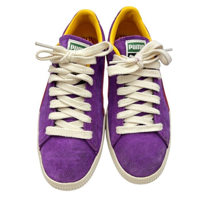 PUMA プーマ スウェード VTG PURPLE POPFR スニーカー 374921-23 26cm 靴 中古 W4_画像2