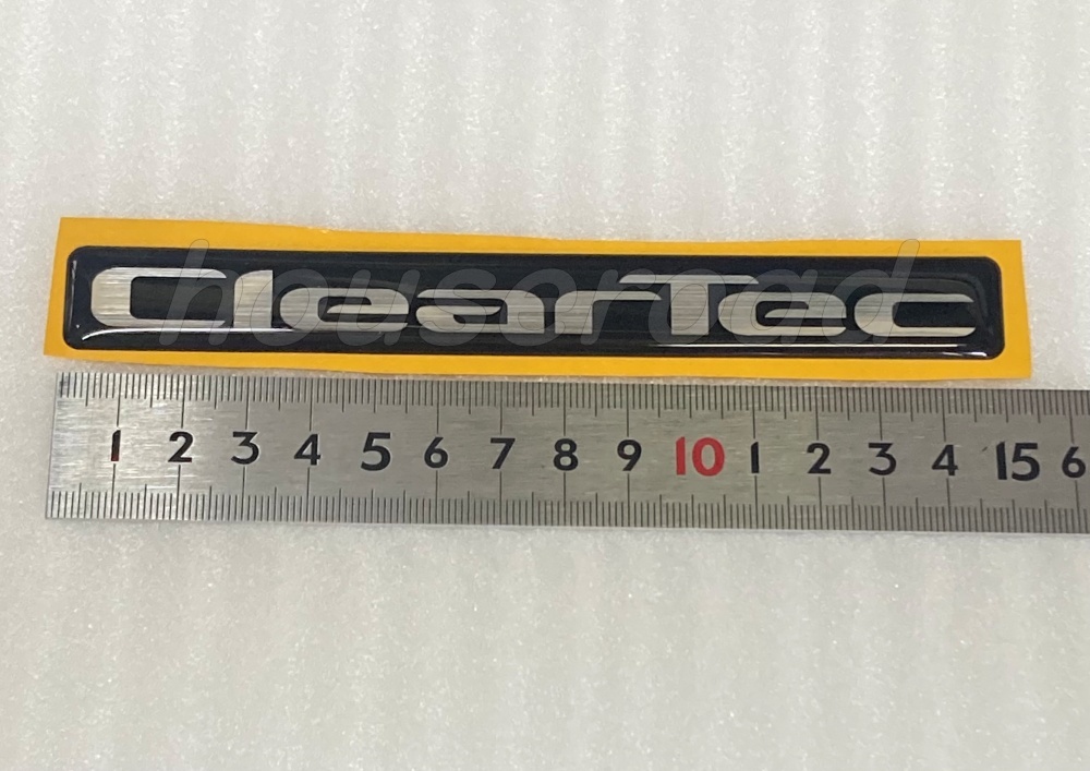 輸出仕様 三菱自動車純正 クリアテックエンブレム MITSUBISHI MOTORS GENUINE PARTS CLEARTEC EMBLEM ASX OUTLANDER クリアテックマーク_画像3