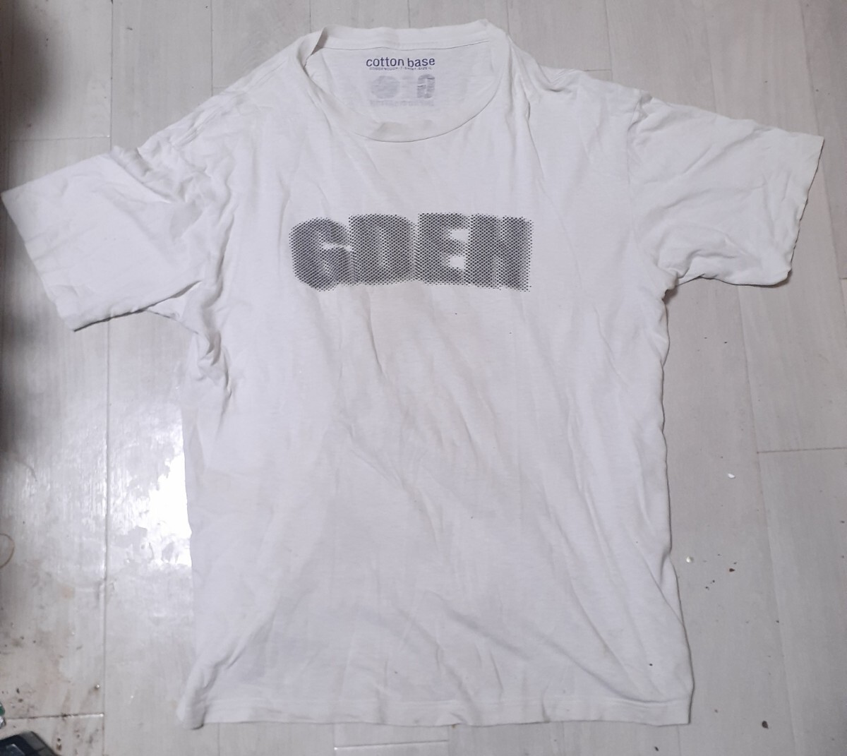 レア グッドイナフ藤原ヒロシ即興デザインTシャツL