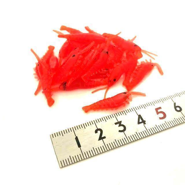エビワーム 3cm 0.4g 25個 赤色_画像3