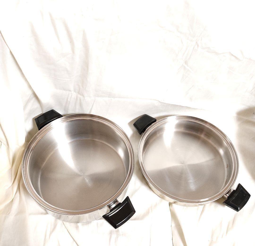 料理らくらく! 美品 ロイヤルクイーン IH対応 FLセット@ 料理らくらく