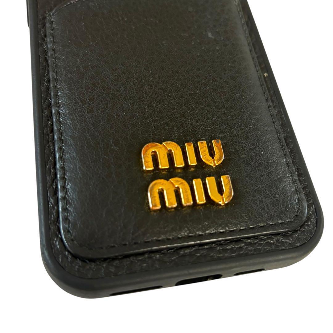 miumiu レターキーケース ブラック ギャランティカード付き ギャランティカード付き ミュウミュウ MIU MIU iPhone13 Pro