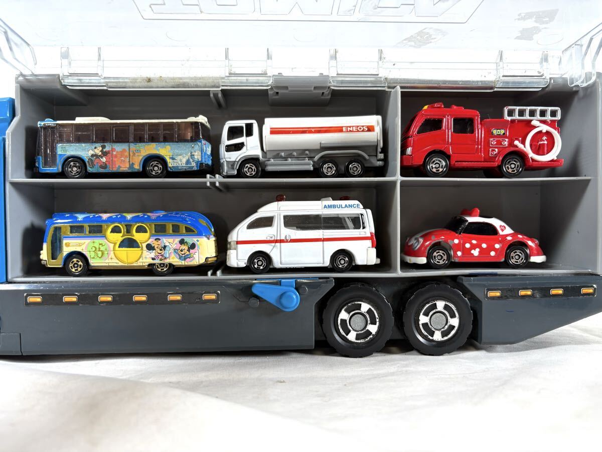トミカ おかたづけコンボイ/横幅約35cm/奥ゆき約10cm/高さ約12.5cm/トラック/ミニカー/収納/片付け/08-0034_画像10