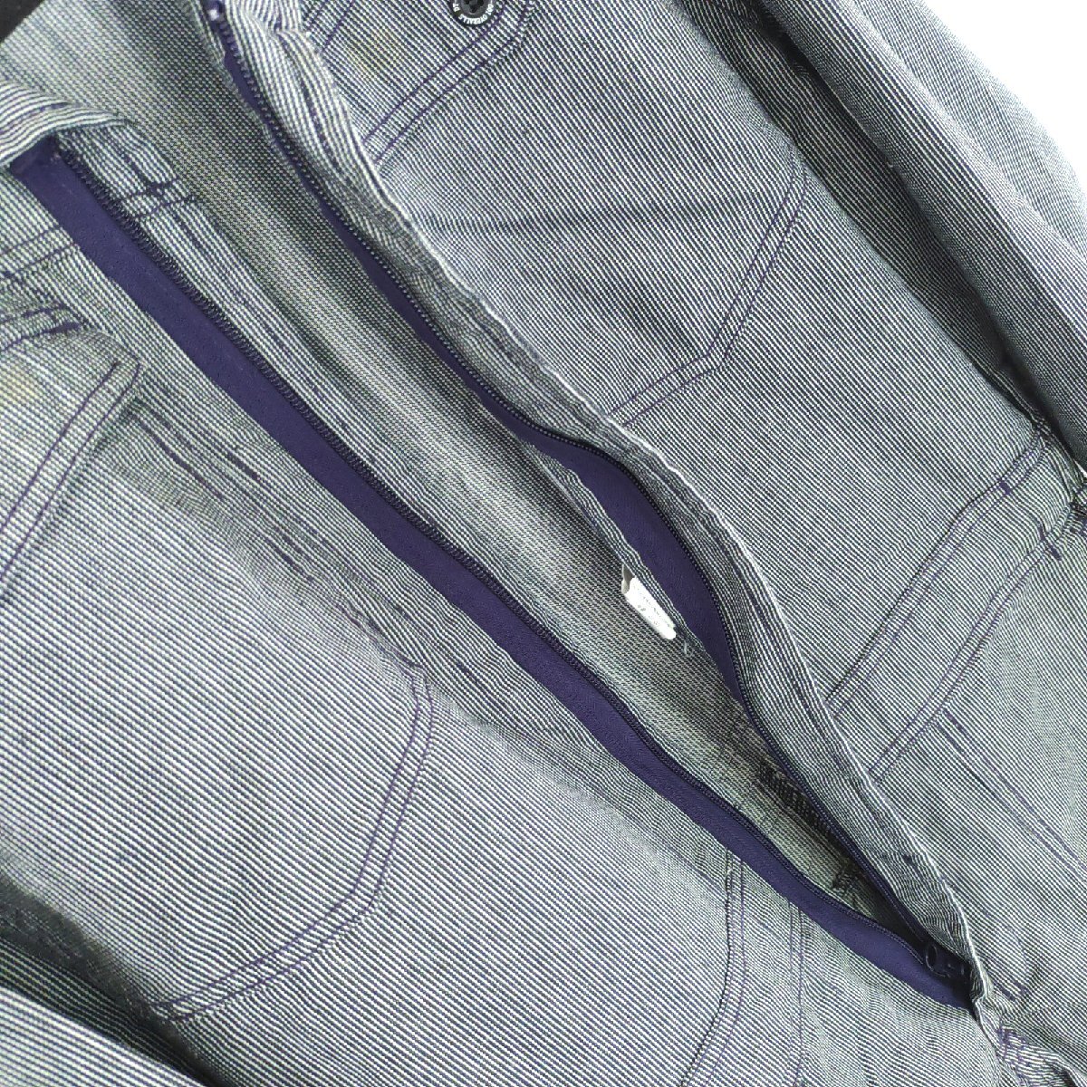 (^w^)b DT-001 OVERALLS ワークマン 長袖 つなぎ ジャンプスーツ カバーオール オールインワン アメカジ ワーク DIY 作業着 紺 M O15061DD_画像4