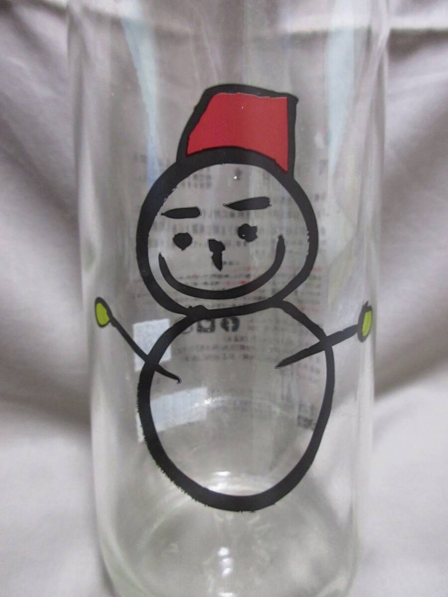 【空瓶】雪だるま■株式會社せんきん■栃木県■１本（水洗い洗浄のみ）