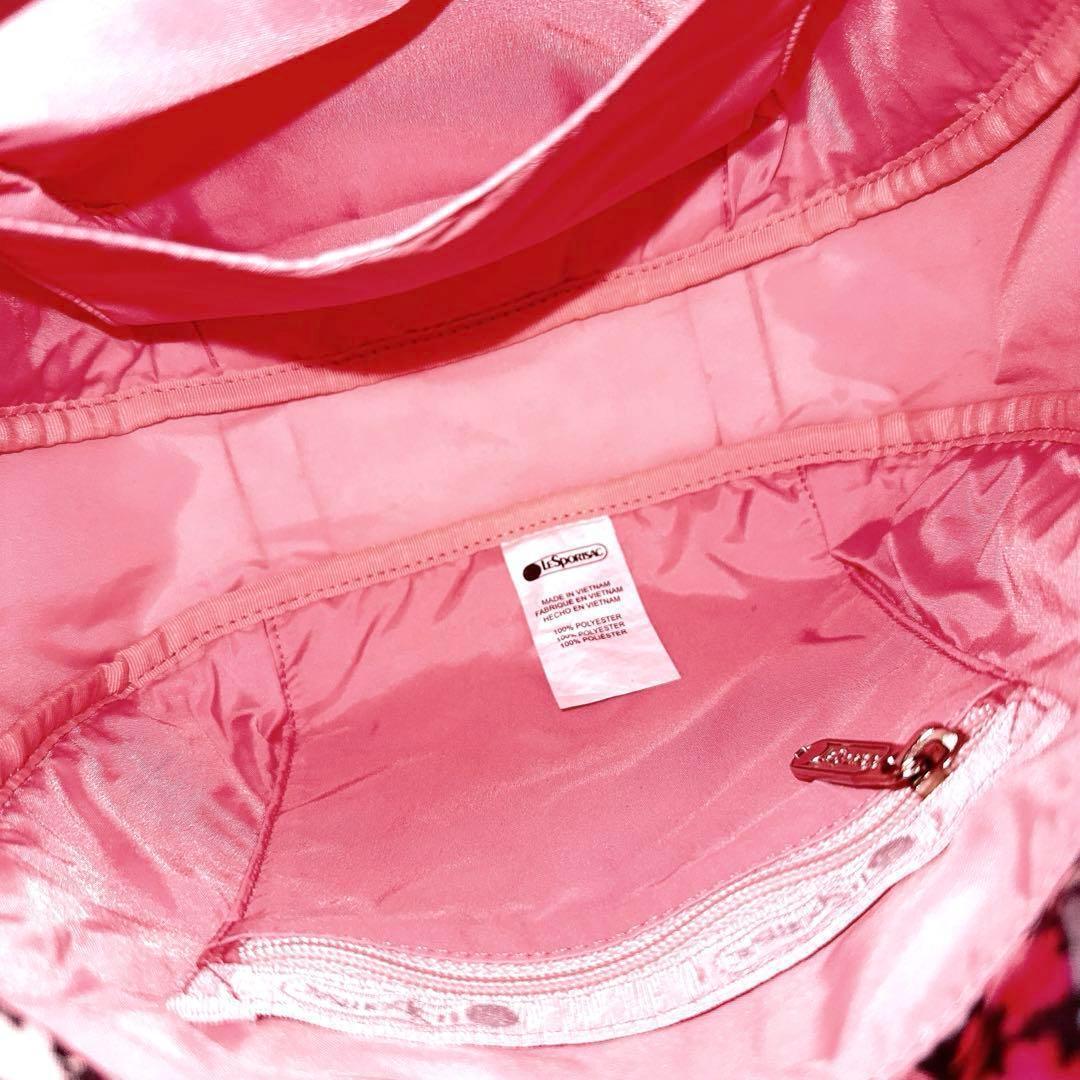 美品【レスポートサック】リトル フラワー 2wayショルダーバッグ 花柄 グレー【HFby6PR】レディース・バッグ・春夏・秋冬【J9C9D9H】_画像8