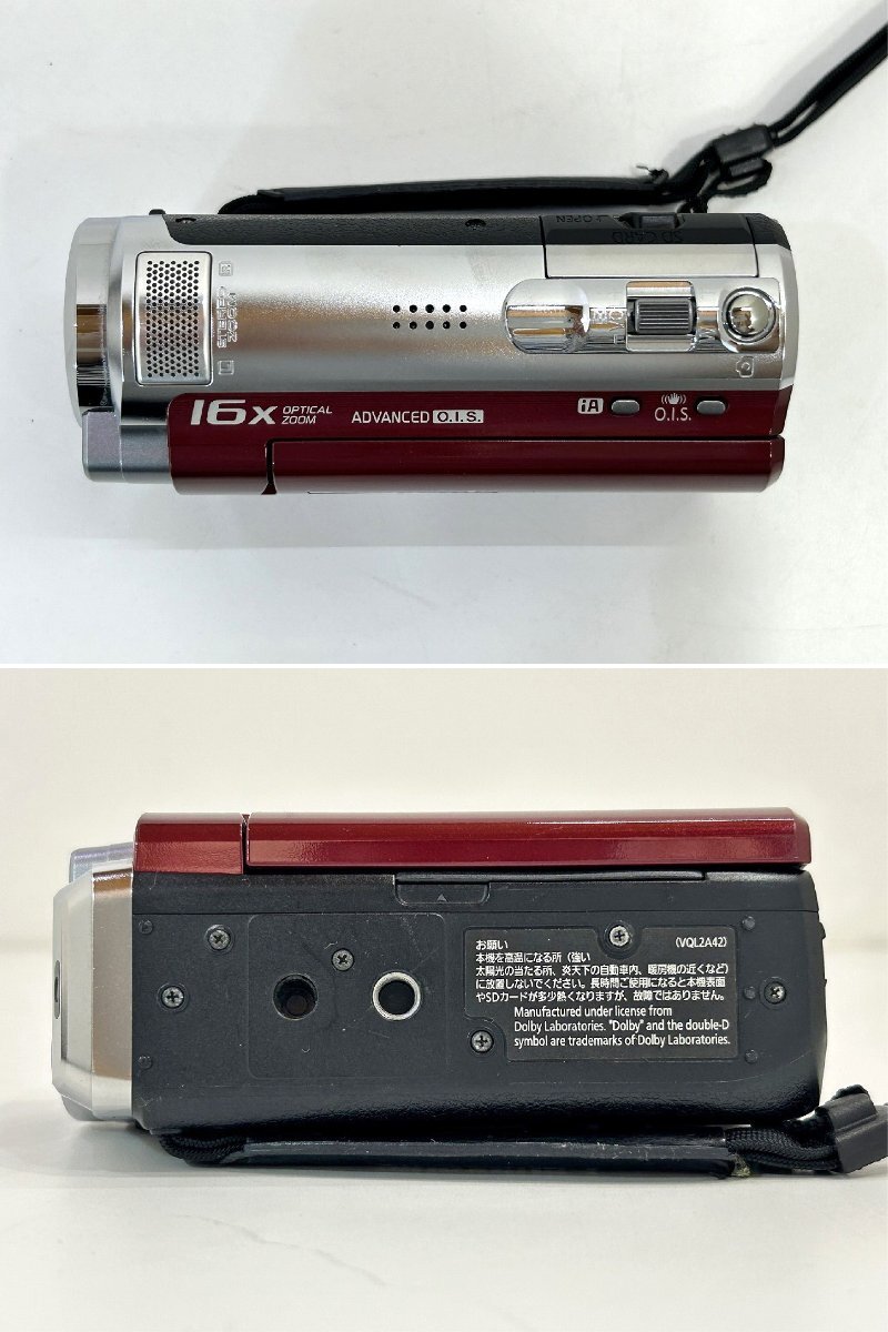 1円～ ビデオカメラ■Panasonic HDC-TM30 デジタルハイビジョン 2.7型 コンパクト 追っかけフォーカス 手ブレ補(bǔ)正 軽量 AVCHD 光學(xué)16倍