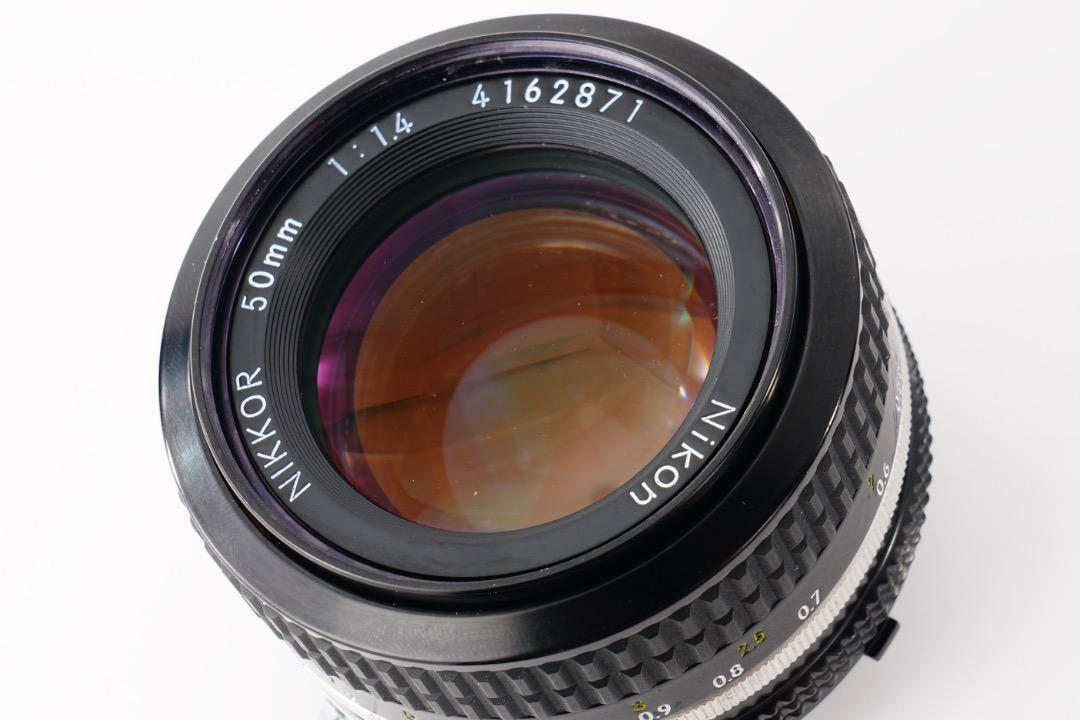 【極美品】動作◎ ニコン　Ai Nikkor 50mm F1.4 871 極美品】動作◎ ニコン Ai Nikkor 50mm F1.4 871 ニコン