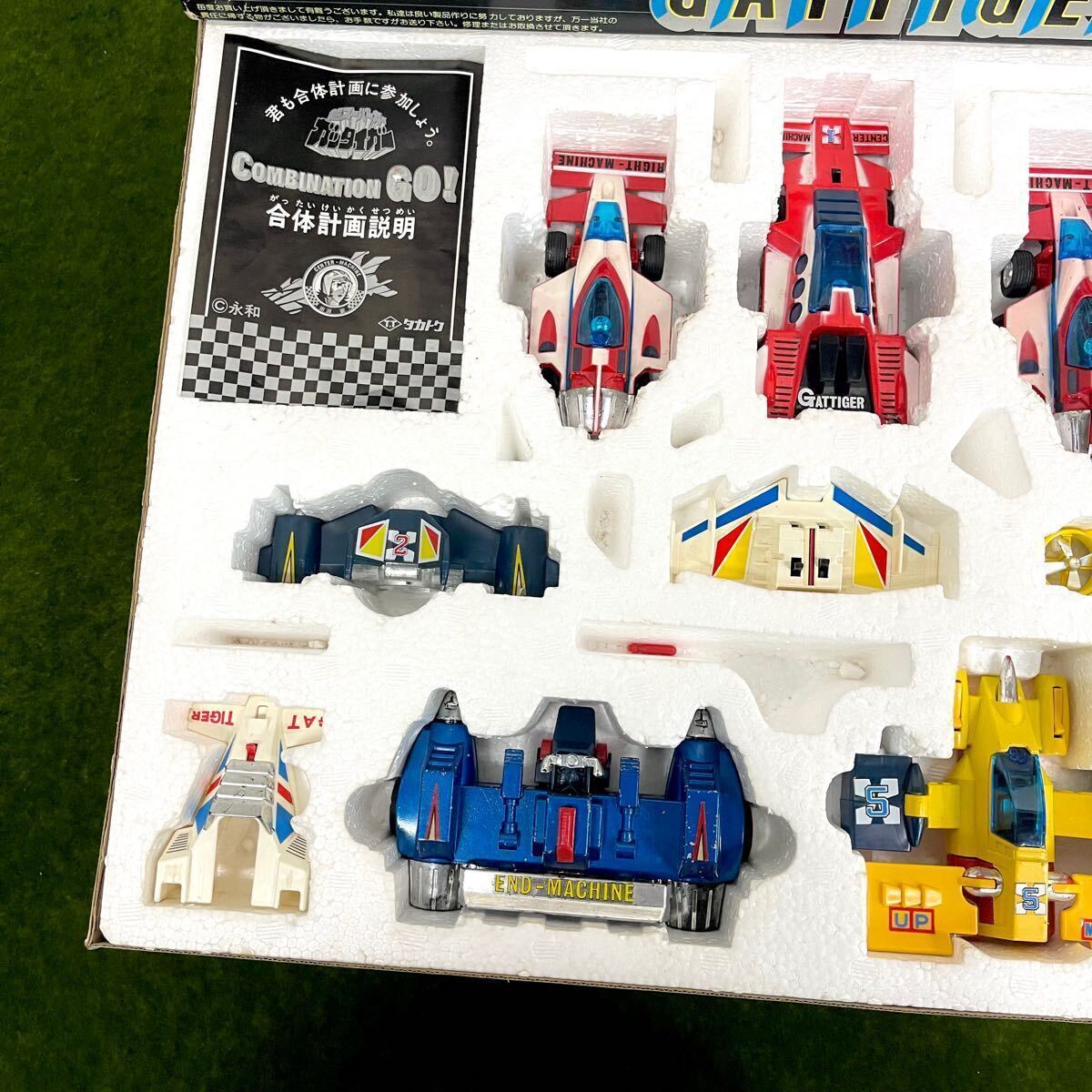 PF71 事★☆昭和レトロ/当時もの 希少/レア タカトク 超スーパーカー ガッタイガー コンビネーションゴー 合金 記念大ポスターつき_画像2