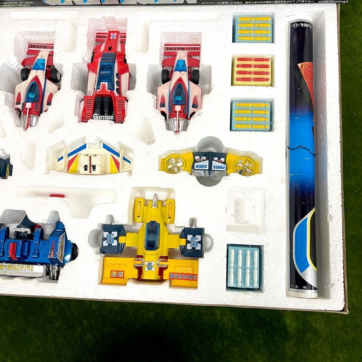 PF71 事★☆昭和レトロ/当時もの 希少/レア タカトク 超スーパーカー ガッタイガー コンビネーションゴー 合金 記念大ポスターつき_画像3