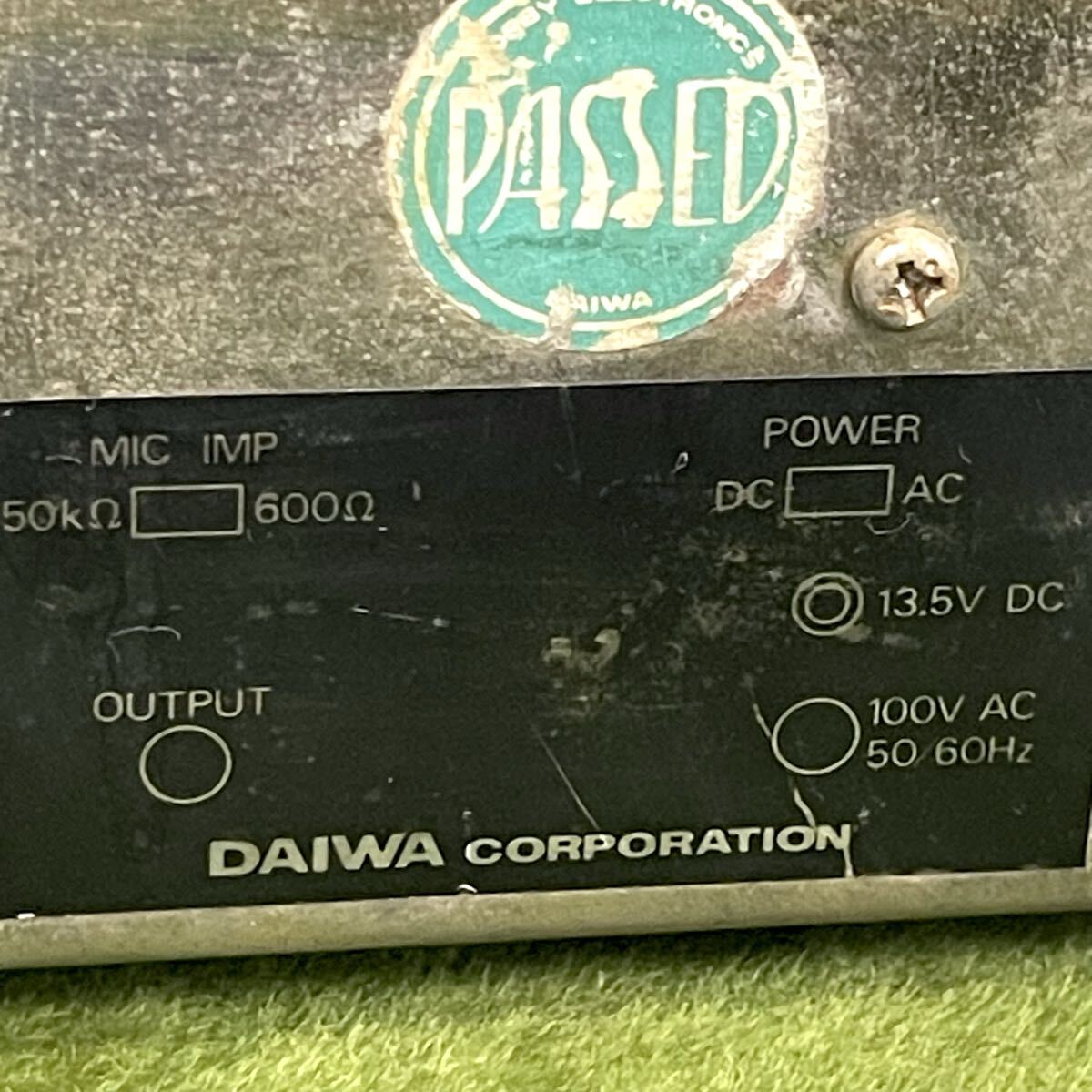 ★☆現状渡し/動作未確認 アマチュア無線 DAIWA/ダイワ MIC COMPRESSOR/マイクコンプレッサー MODEL:MC-33A_画像9