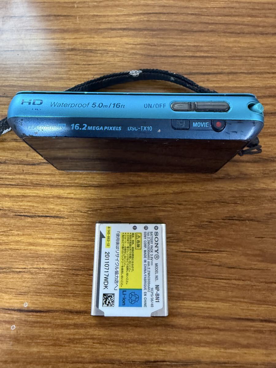 SONY Cyber-shot DSC-TX10 ソニー サイバーショット コンパクトデジタルカメラ バッテリー付き　動作品