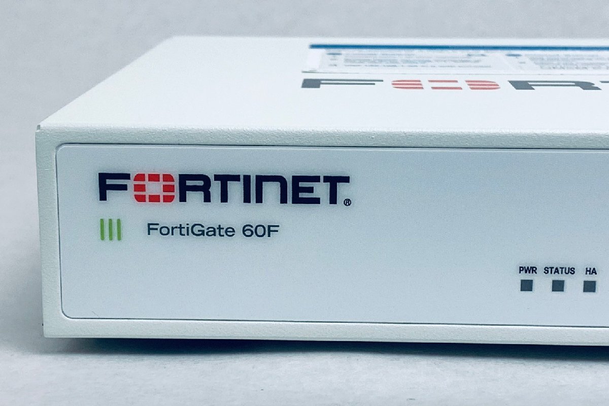 ライセンス期限:2027/09/26＜中古Aランク 清掃済 美品＞ FORTINET FORTIGATE-60F FG-60F UTM 初期化済 送料無料 領_画像4