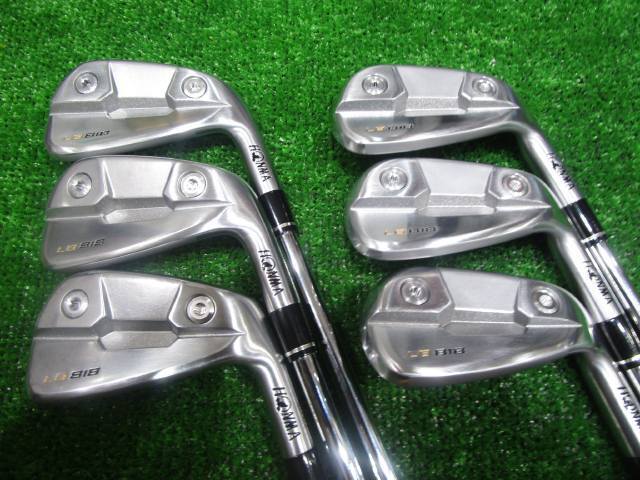 GK鈴鹿☆中古 617 ホンマ★LB-818 中空★MODUS for T WORLD★6本セット★S★21★アイアンセット★