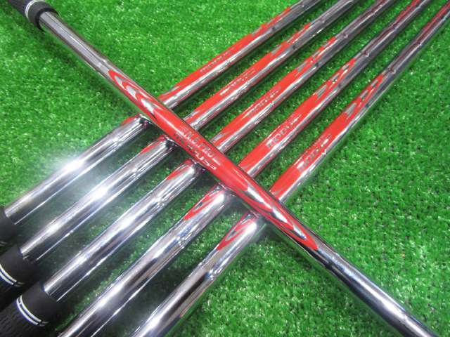 GK鈴鹿☆中古 617 ホンマ★LB-818 中空★MODUS for T WORLD★6本セット★S★21★アイアンセット★