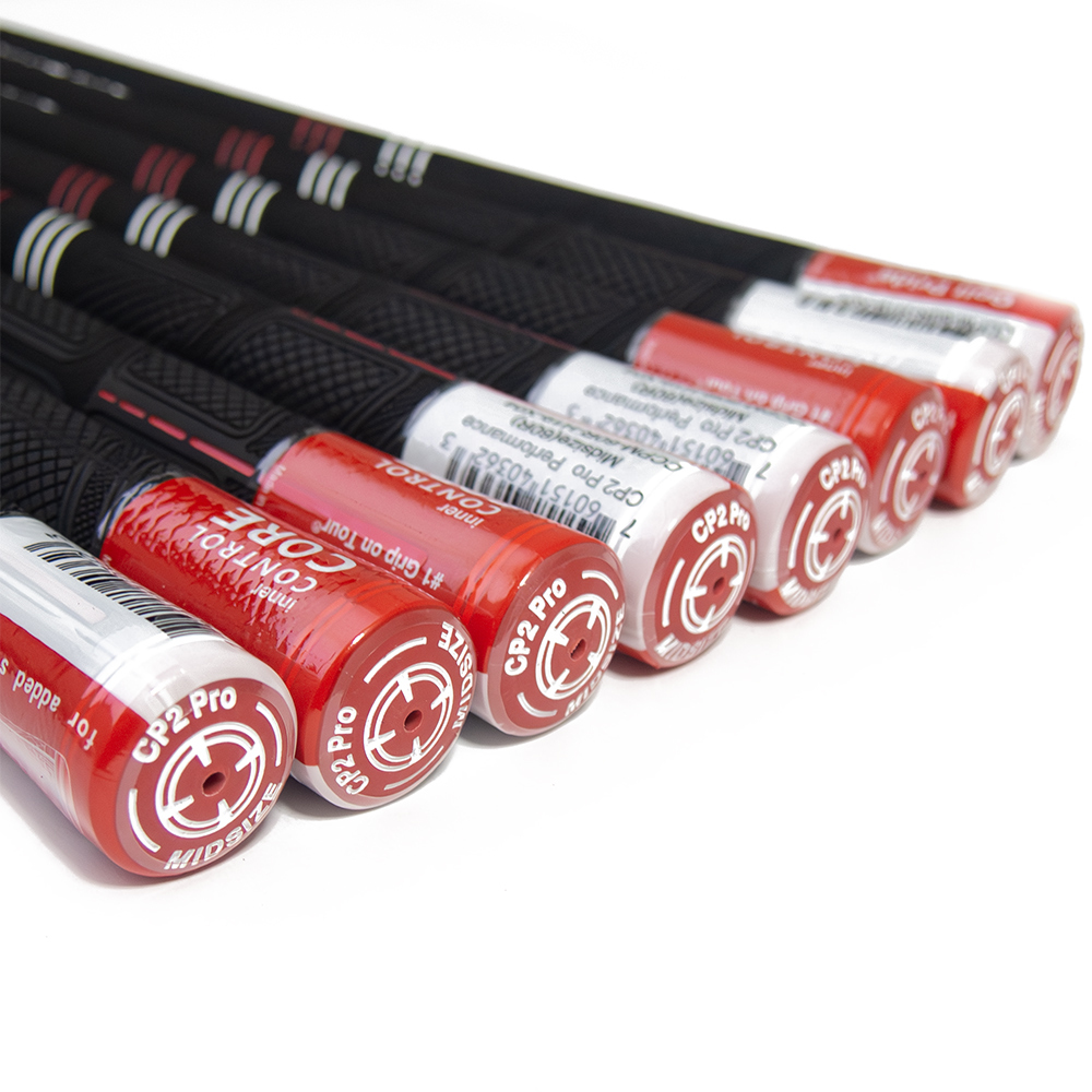 ゴルフプライド Golf Pride CP2 Pro ミッドサイズ ゴルフグリップ ブラック レッド 8本_画像3