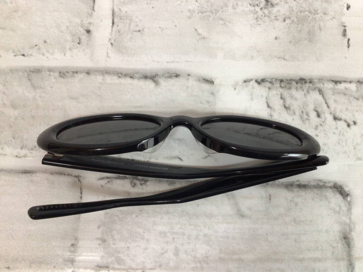 W232 Madison Margiela × GENTLE MONSTER/メゾンマルジェラ × ジェントルモンスター　サングラス　ブラック　MM107 オーバルシェイプ　_画像10